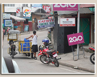 scène de rue à Coron